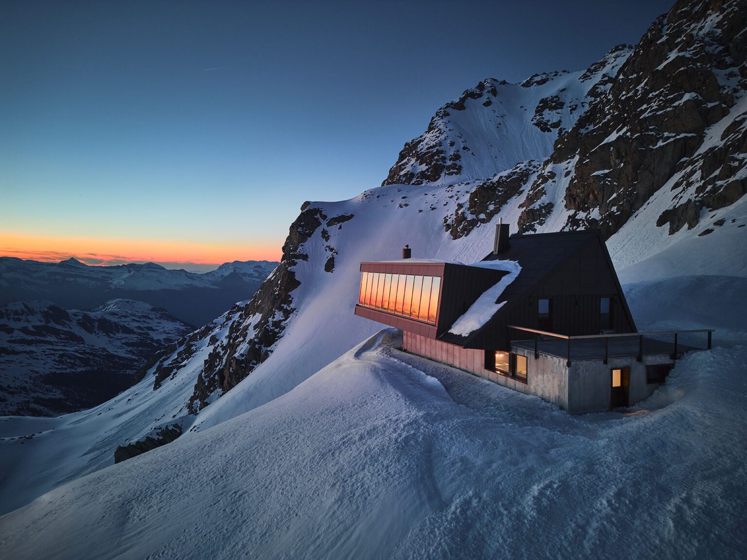 Cabane Tortin Geheimnisse der Off-Grid-Hütte über Verbier