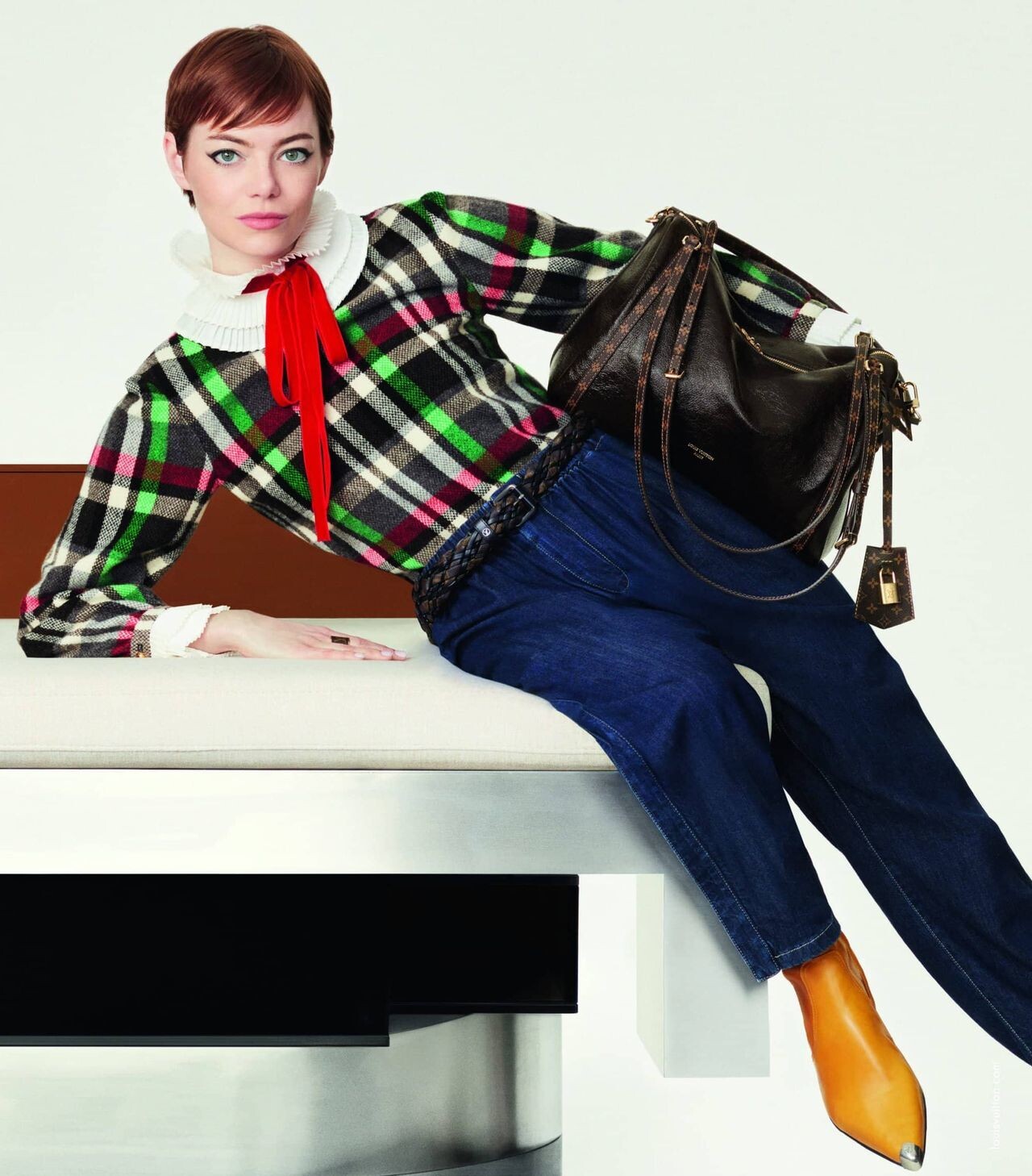 Emma Stone in einem Louis Vuitton-Shooting