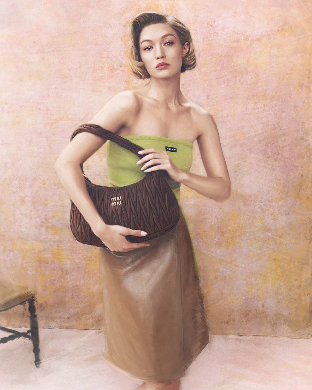 Die neueste Miu Miu-Kampagne mit Gigi Hadid