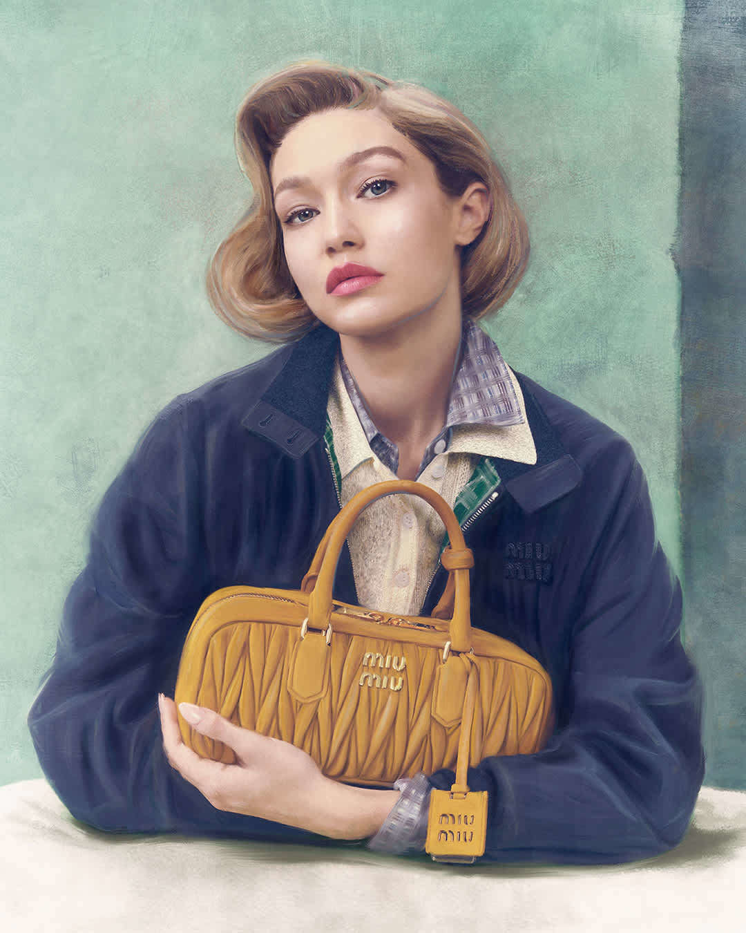 Die neueste Miu Miu-Kampagne mit Gigi Hadid4