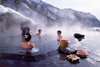 Onsen im Winter