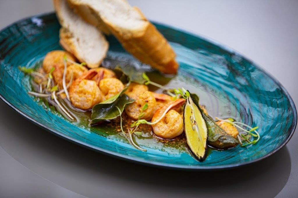Restaurant Manor House Spa Garnelen