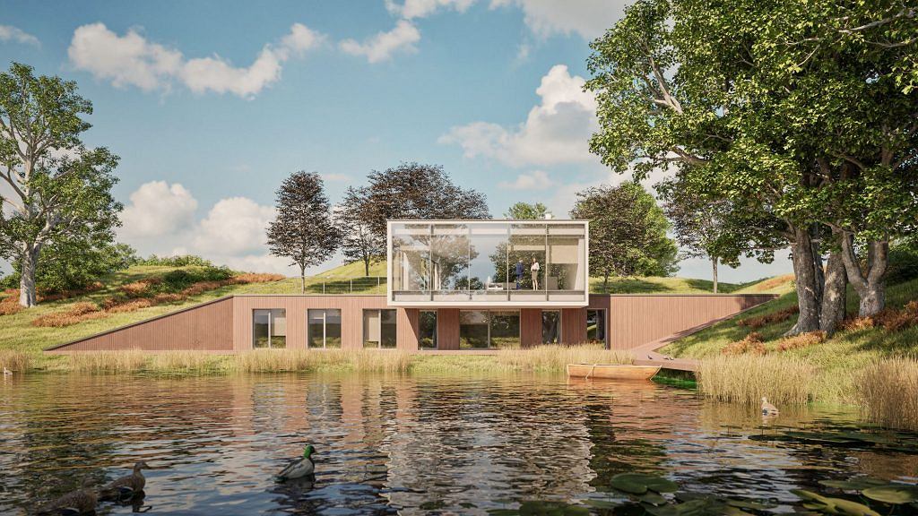 Z31587403ihr,Projekt des Hauses im Fort X auf dem Gel&auml;nde der Festung Thorn