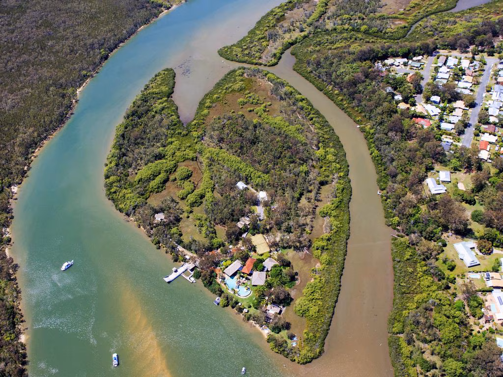 Aufenthalt auf Makepeace Island
