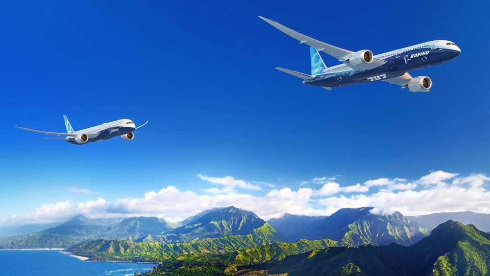 Boeing 787 Dreamliner Flugzeug