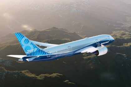Boeing 787 Dreamliner Das Symbol des Luxus über den Wolken