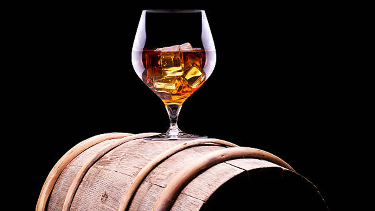 Fass junger Whisky